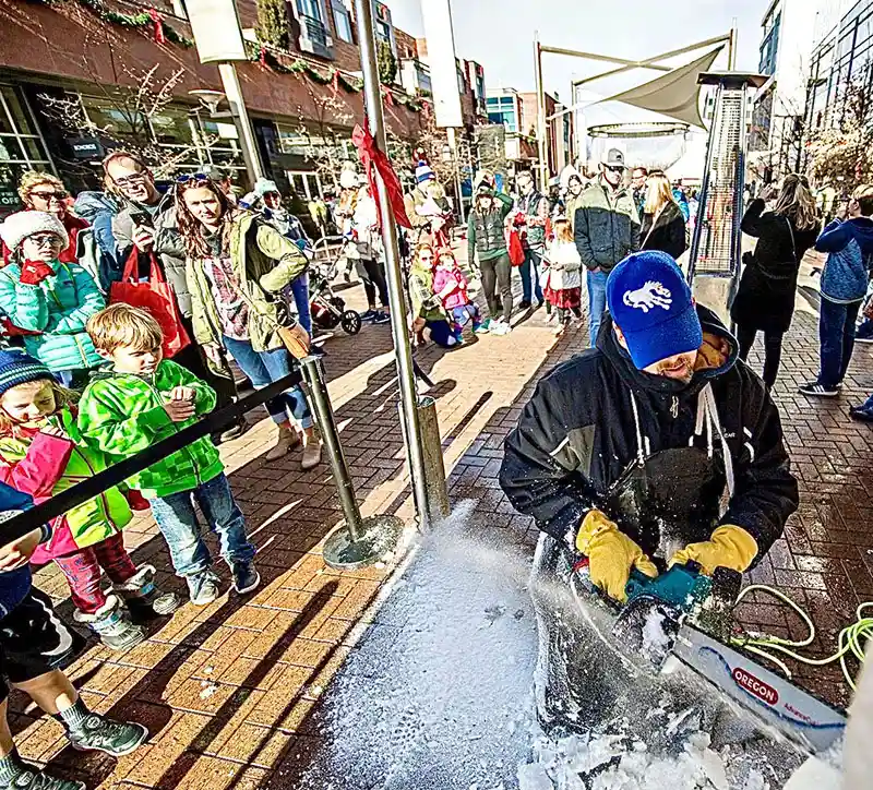 Ice Sculpting Demonstrations - Colorado Ice Works