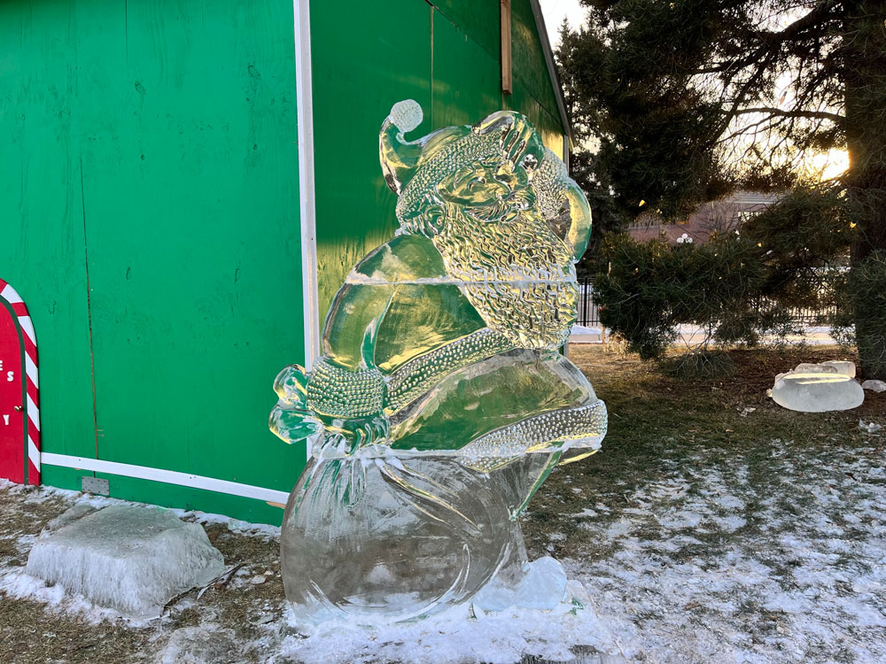 Holiday Ice Sculptures Colorado Ice Works